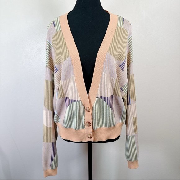 Fabletics Multicolor Geometric Cardigan - Picture 1 of 16